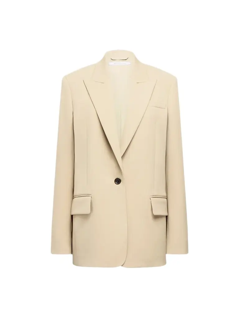 Another Tomorrow Women's Oversized Tailored Jacket