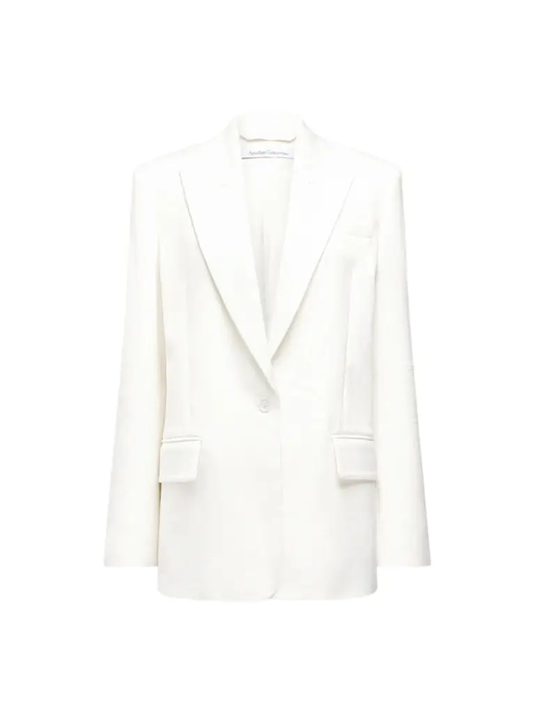 Another Tomorrow Women's Oversized Tailored Jacket