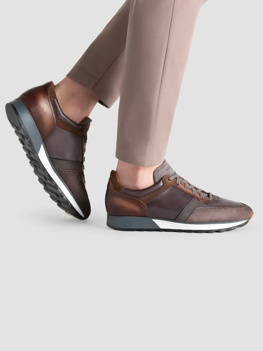 Magnanni Men's Arco Leather Low-Top Sneakers | Thumbnail 2