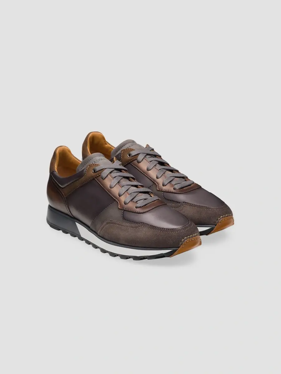 Magnanni Men's Arco Leather Low-Top Sneakers | Thumbnail 4