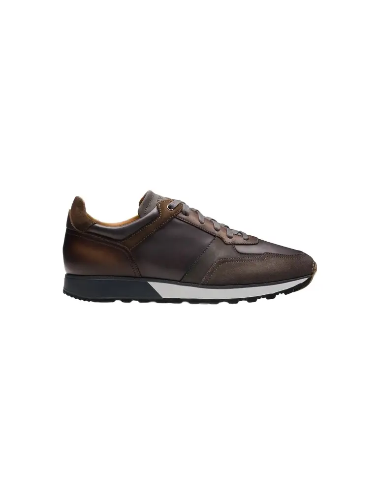 Magnanni Men's Arco Leather Low-Top Sneakers