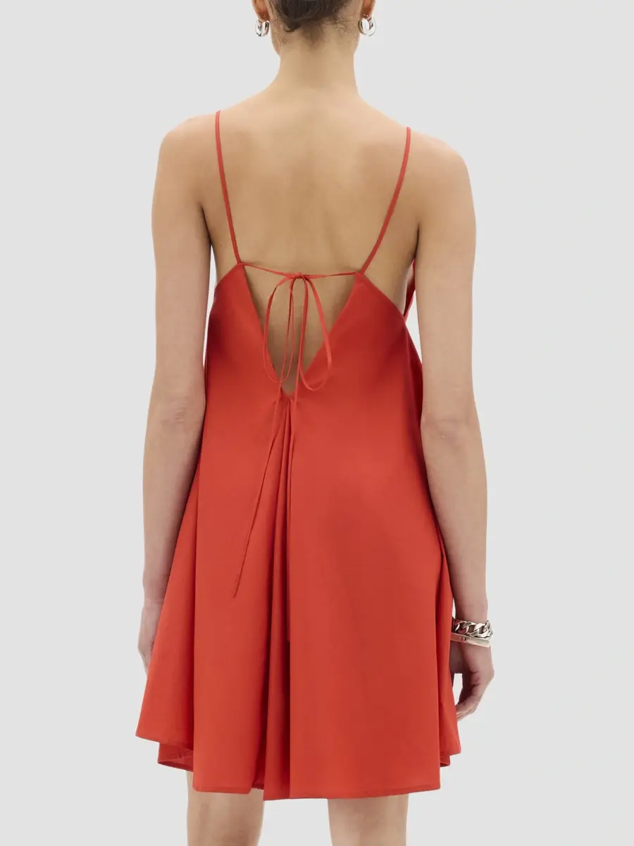 Another Tomorrow Women's Flare Sun Dress | Thumbnail 4 Another Tomorrow Women's Flare Sun Dress | Thumbnail 4