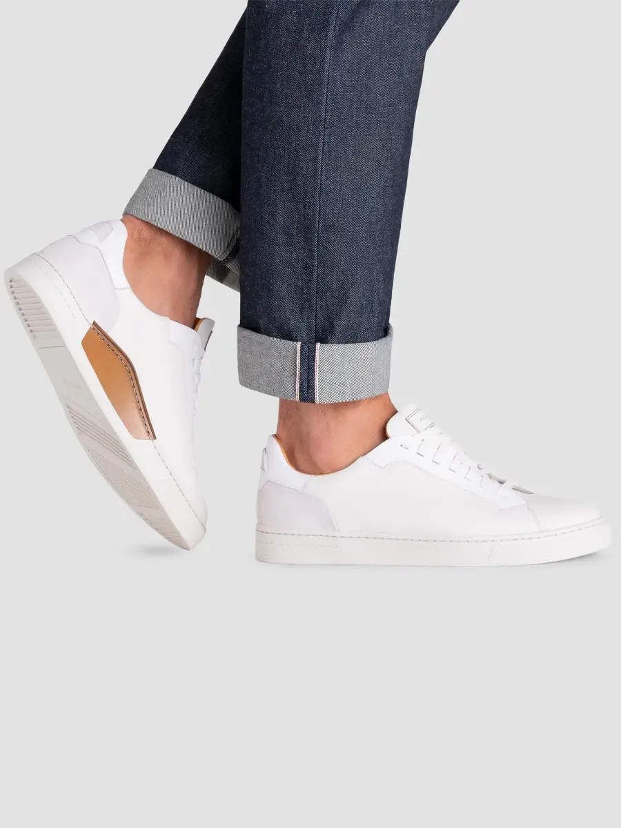 Magnanni Men's Amadeo Leather Low-Top Sneakers | Thumbnail 2