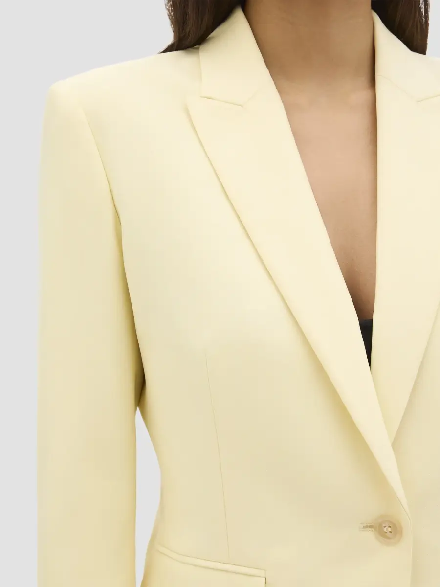 Another Tomorrow Women's Single Button Jacket | Thumbnail 5 Another Tomorrow Women's Single Button Jacket | Thumbnail 5