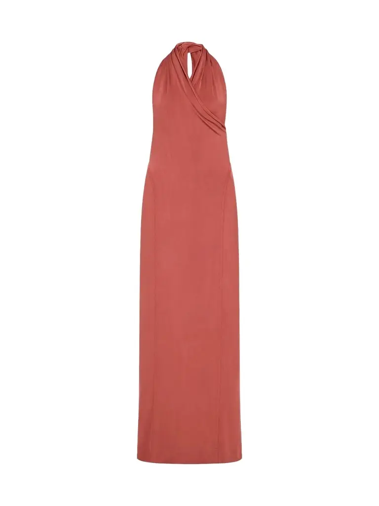 Women's Gathered Halter Dress Women's Gathered Halter Dress