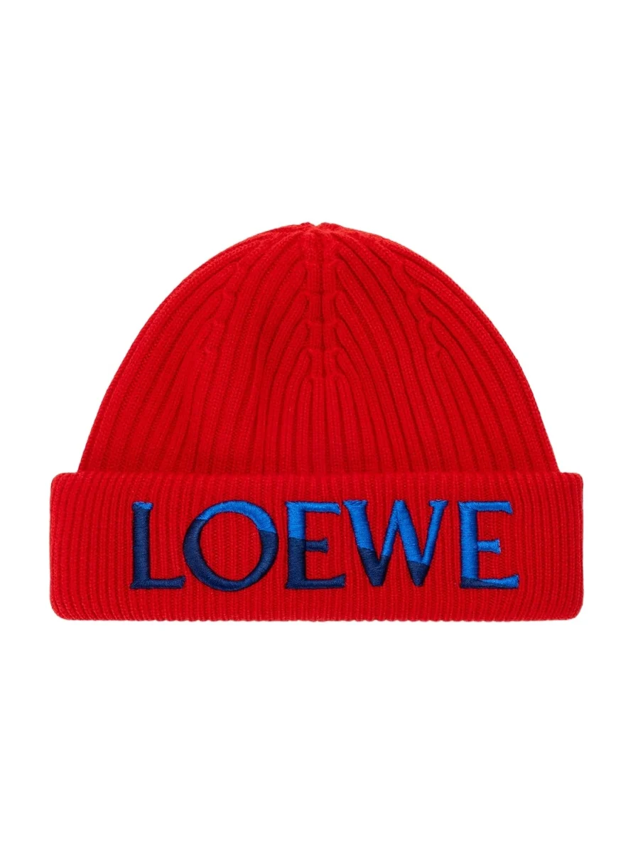 Men's Embroidered Logo Wool Beanie Men's Embroidered Logo Wool Beanie