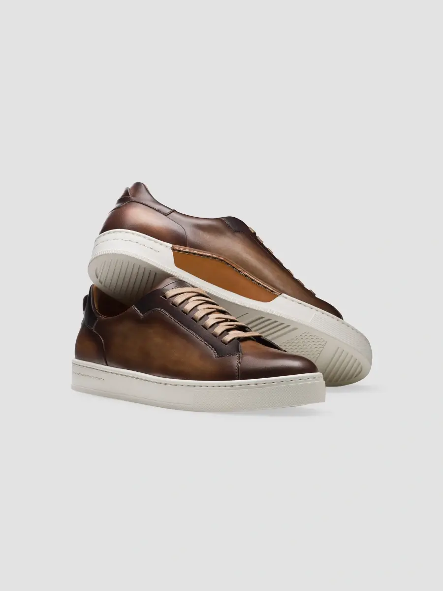 Magnanni Men's Amadeo Leather Low-Top Sneakers | Thumbnail 4