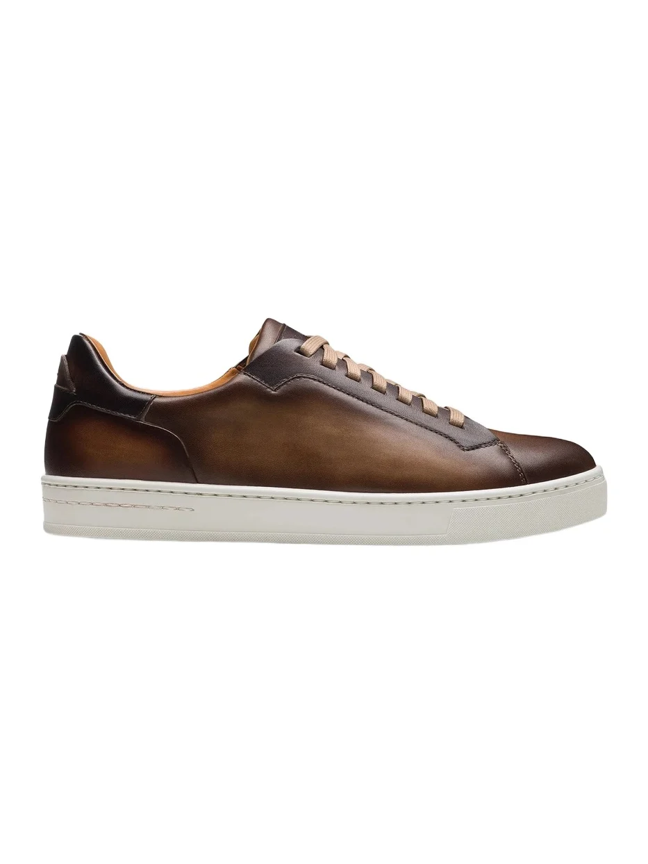 Magnanni Men's Amadeo Leather Low-Top Sneakers