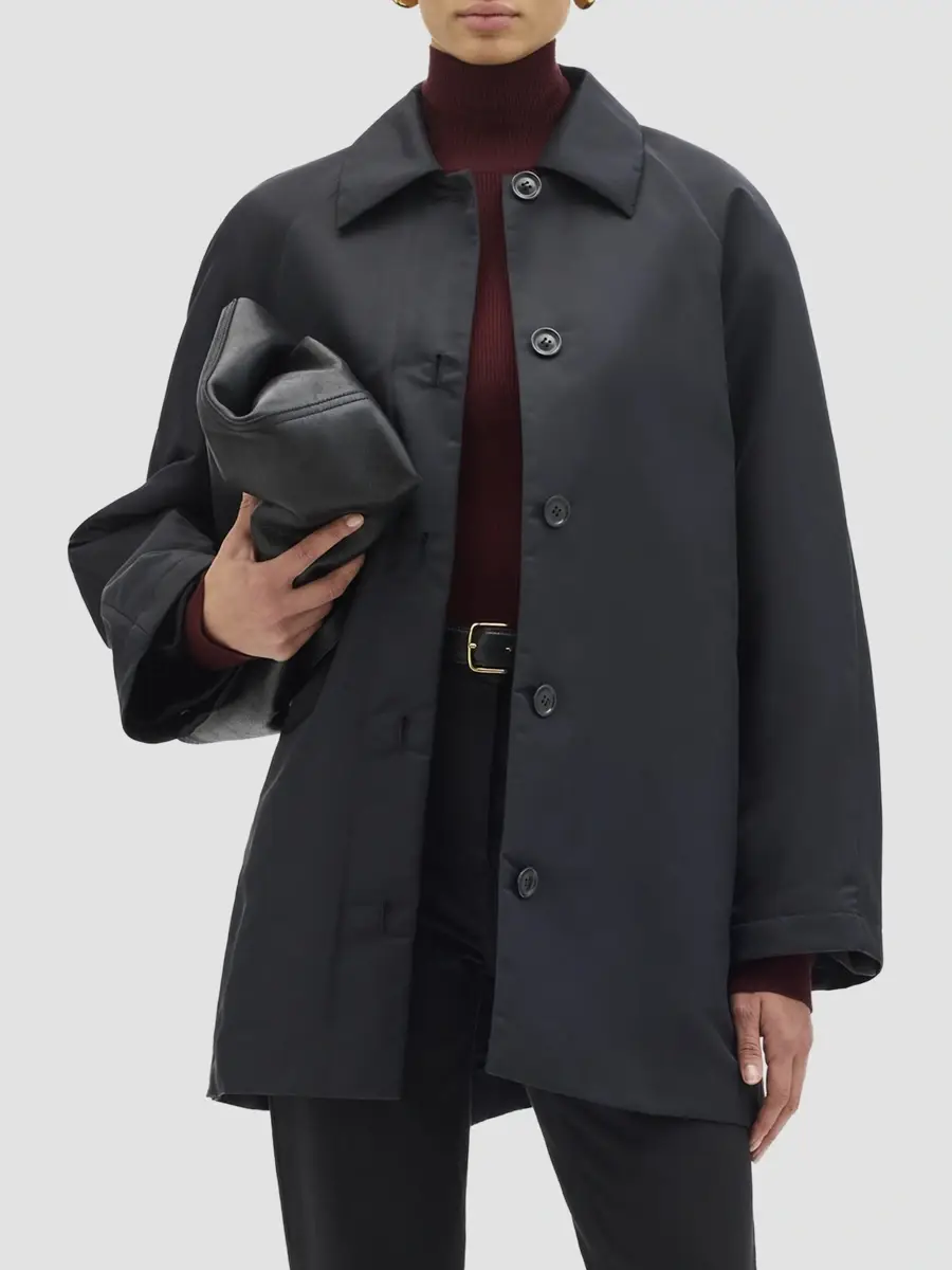 Another Tomorrow Women's Car Coat | Thumbnail 2