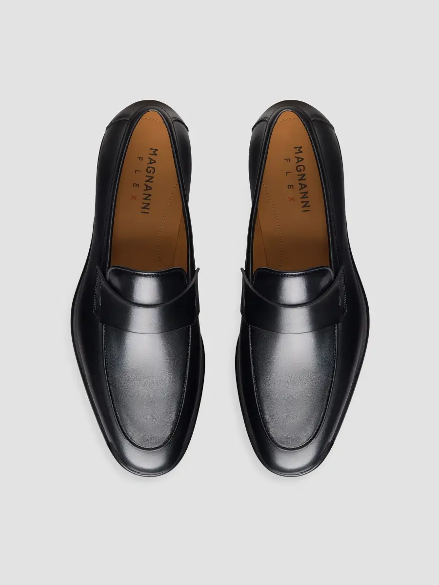 Magnanni Men's Duerro Leather Penny Loafers | Thumbnail 3