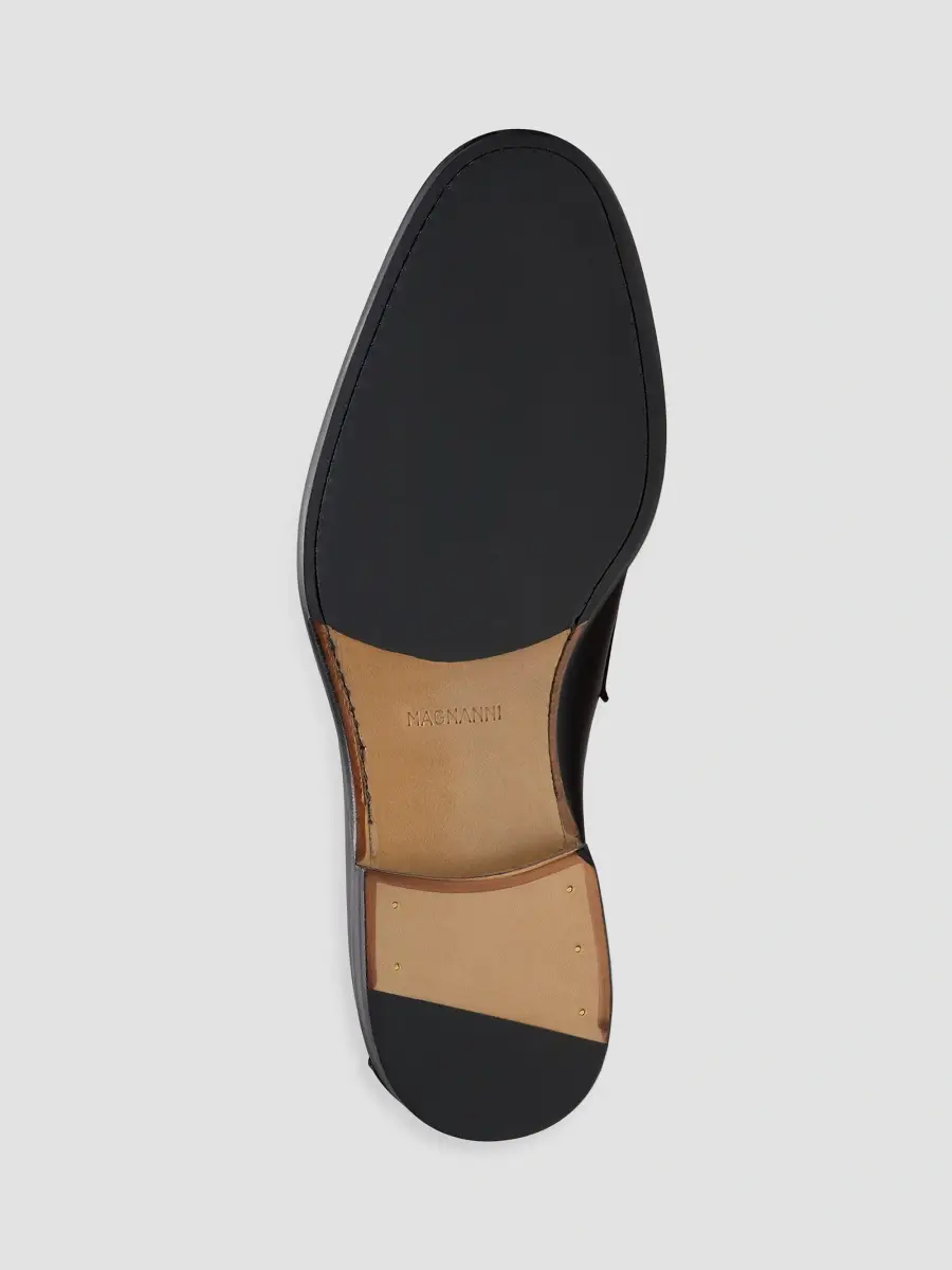 Magnanni Men's Duerro Leather Penny Loafers | Thumbnail 5