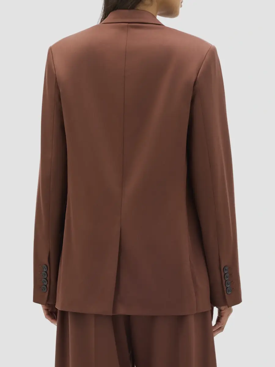 Another Tomorrow Women's Relaxed Blazer | Thumbnail 4