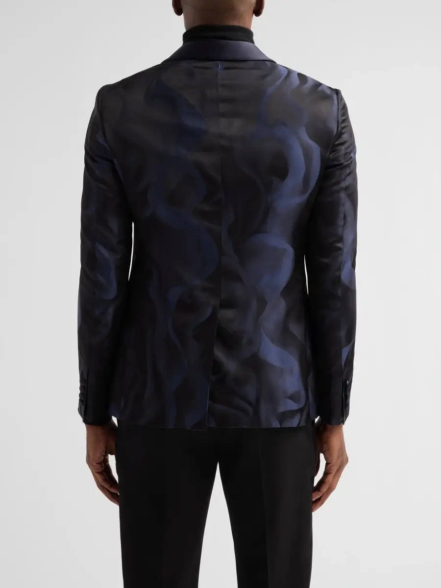 Pal Zileri Men's Abstract Print Cotton-Blend Jacket | Thumbnail 3 Pal Zileri Men's Abstract Print Cotton-Blend Jacket | Thumbnail 3