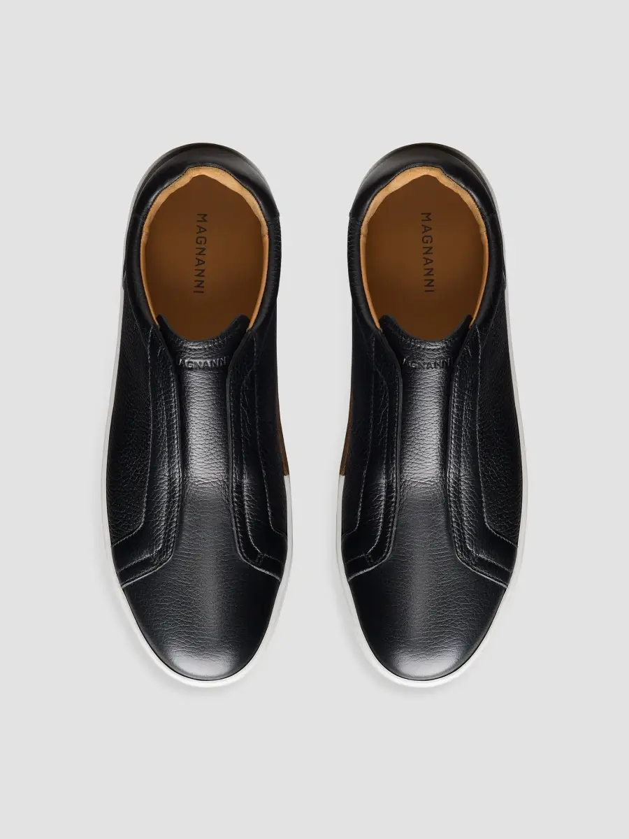Magnanni Men's Gasol II Leather Slip-On Sneakers | Thumbnail 3 Magnanni Men's Gasol II Leather Slip-On Sneakers | Thumbnail 3