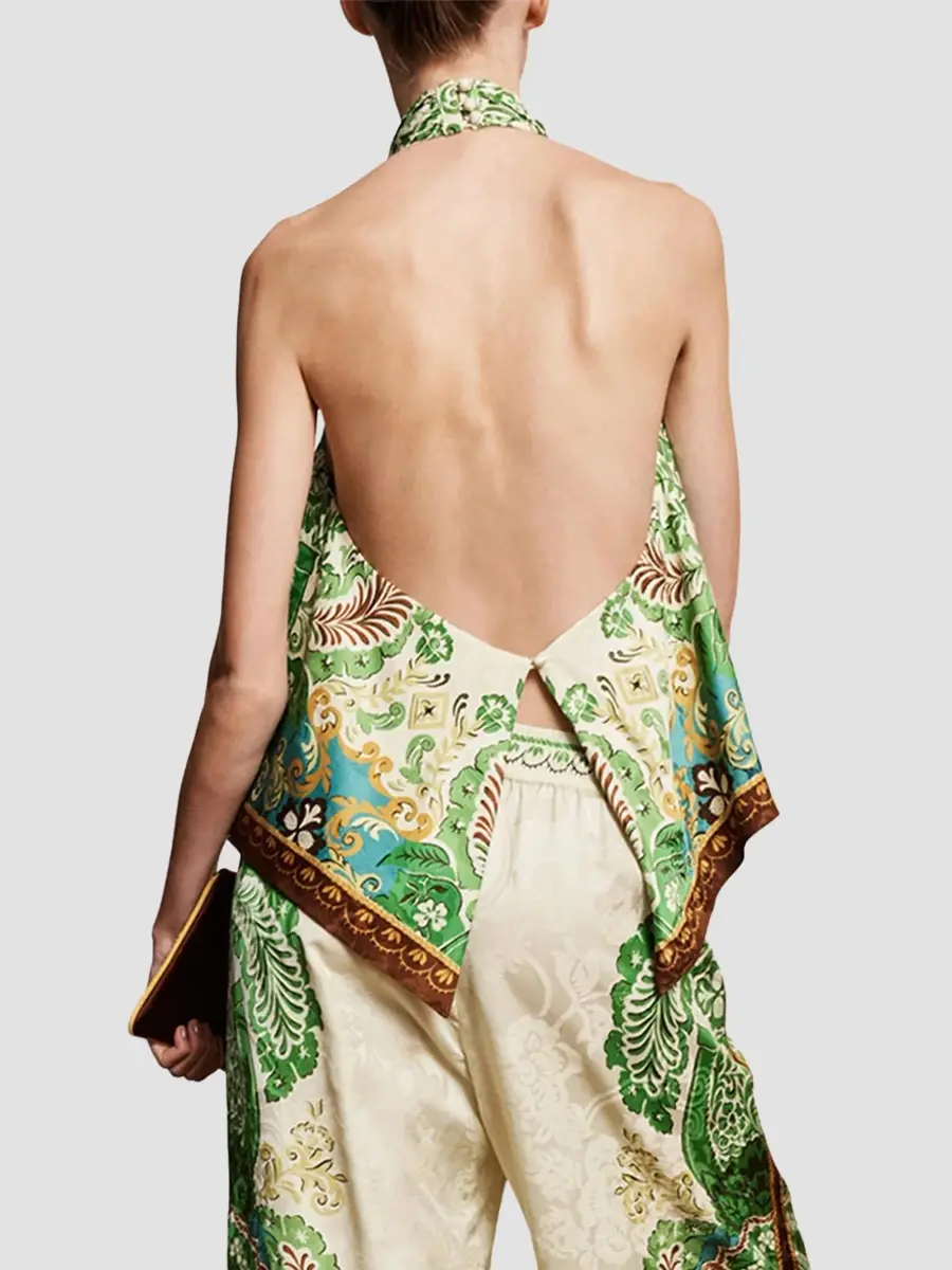 ALÉMAIS Women's Florence Scarf Top | Thumbnail 3