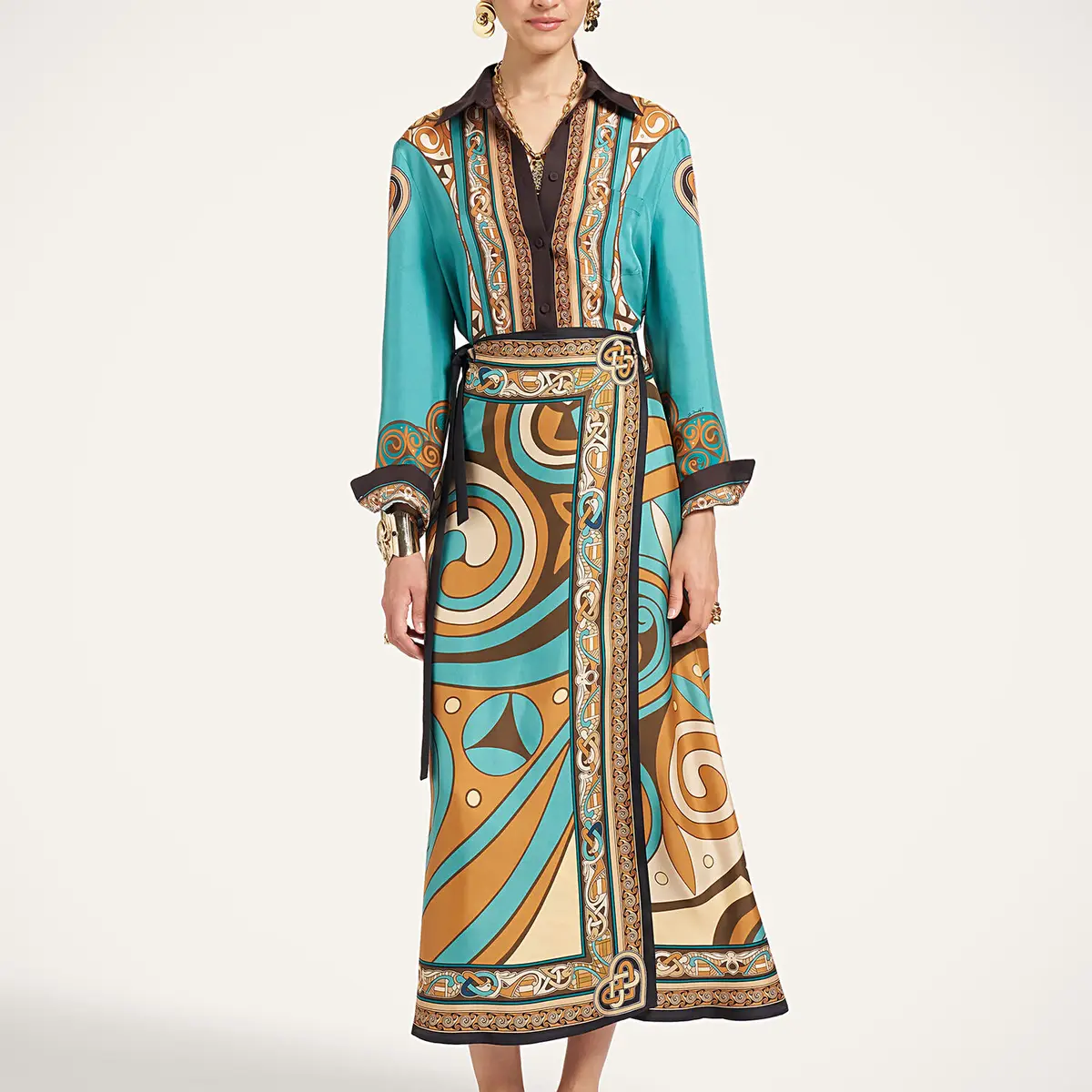 La Double J Sarong Skirt | Thumbnail 3 La Double J Sarong Skirt | Thumbnail 3