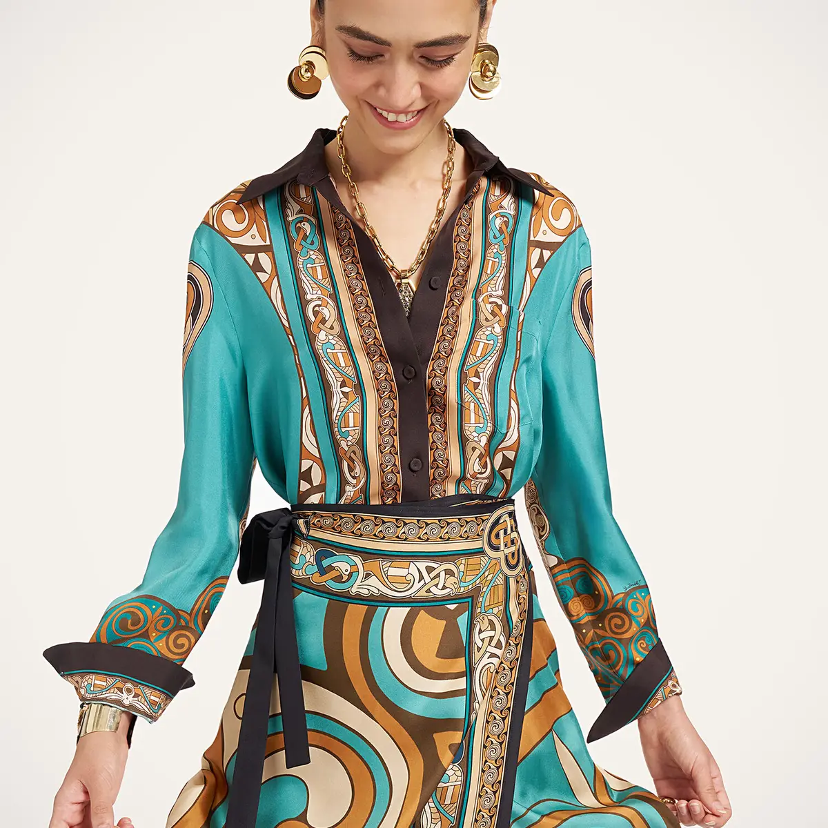 La Double J Sarong Skirt | Thumbnail 4 La Double J Sarong Skirt | Thumbnail 4