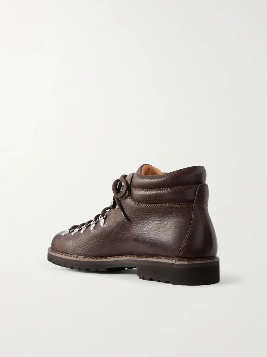 NN07 Fracap M127 Textured Leather Hiking Boots - Men | Thumbnail 4