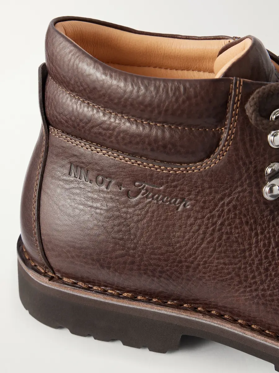 NN07 Fracap M127 Textured Leather Hiking Boots - Men | Thumbnail 5