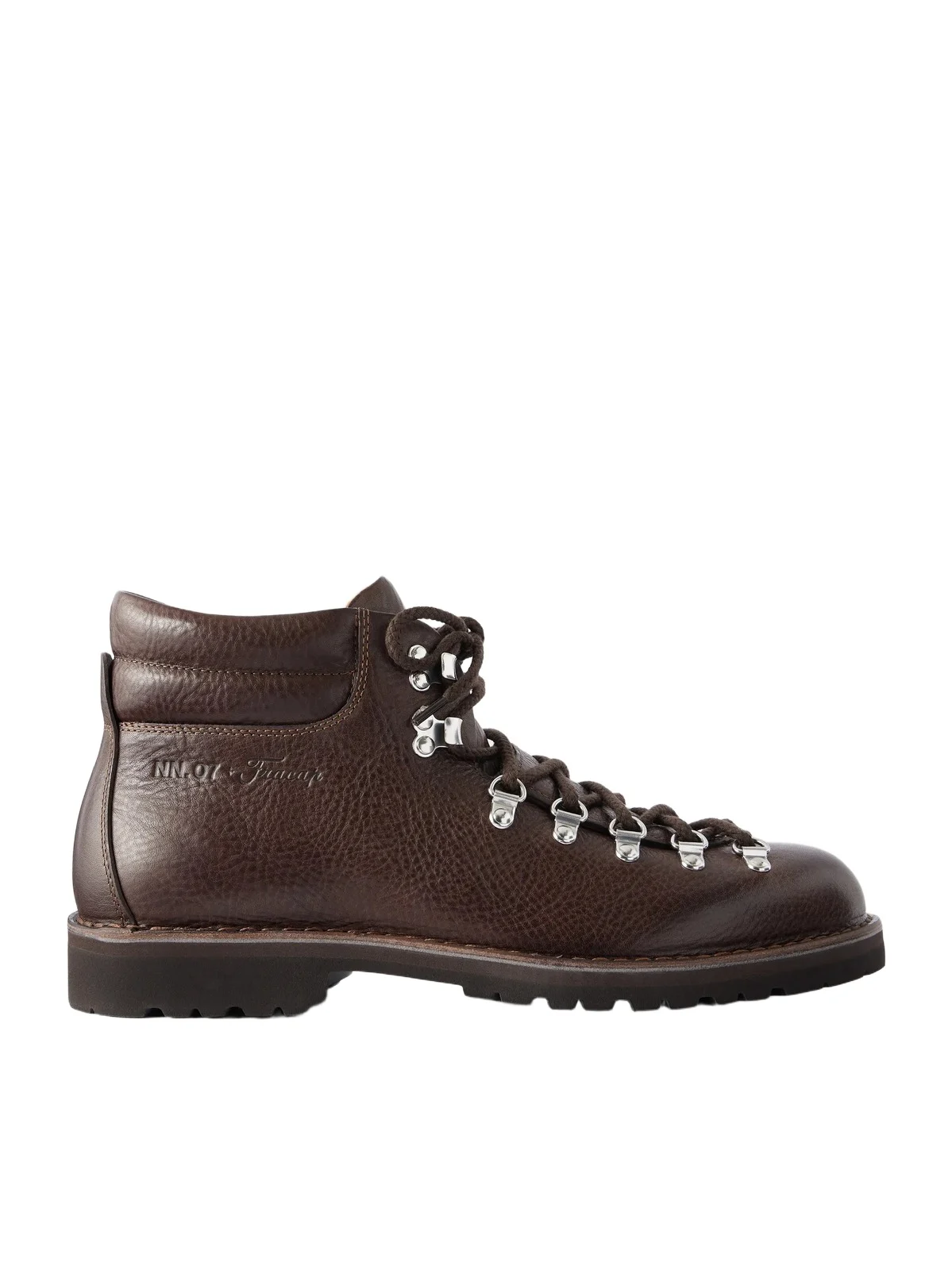 NN07 Fracap M127 Textured Leather Hiking Boots - Men
