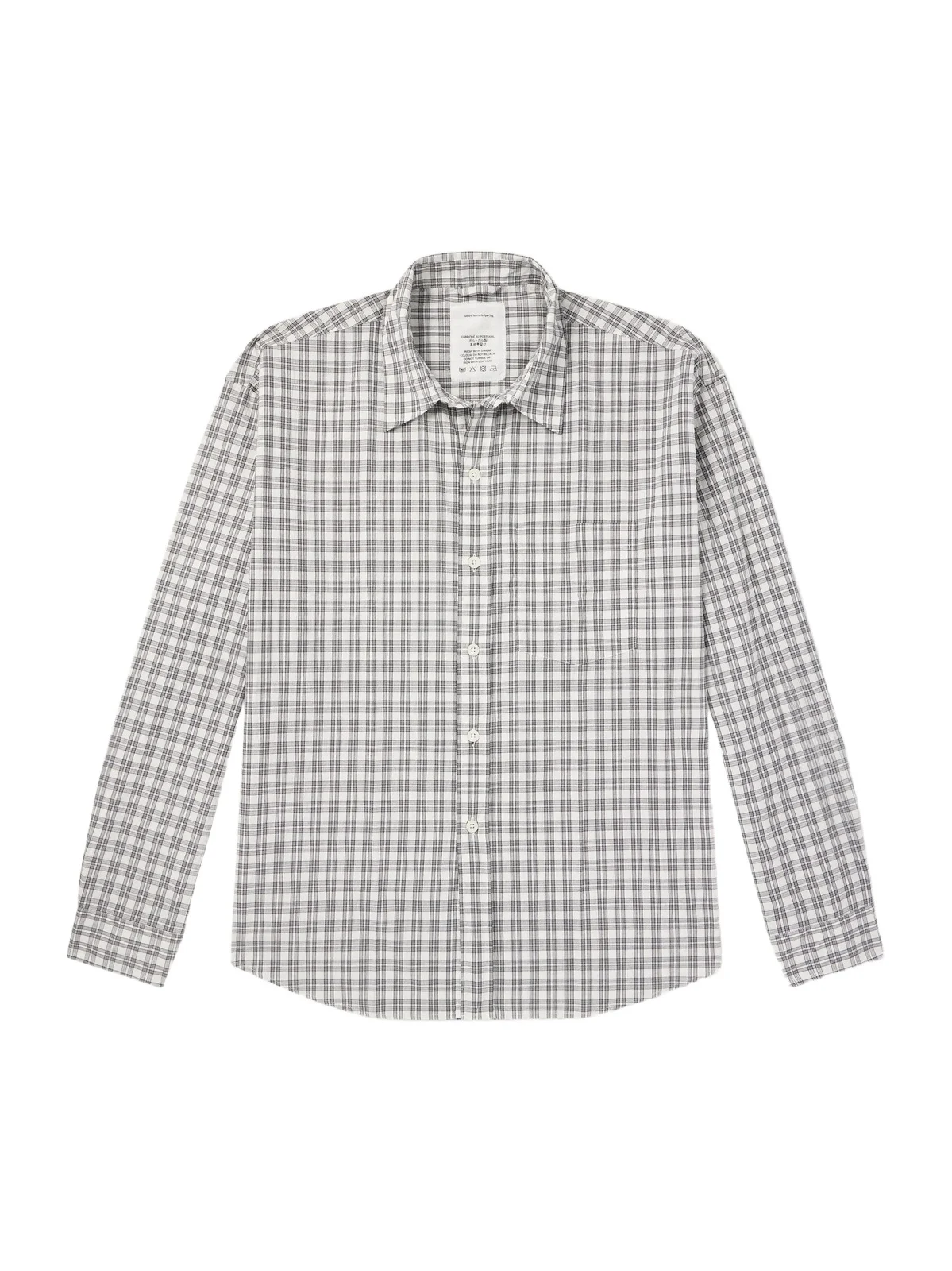 mfpen Executive Checked Cotton-Blend Poplin Shirt - Men