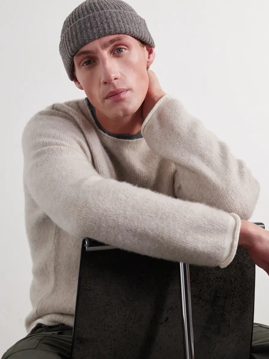 NN07 Sailor 6650 Ribbed Wool-Blend Beanie - Men | Thumbnail 3