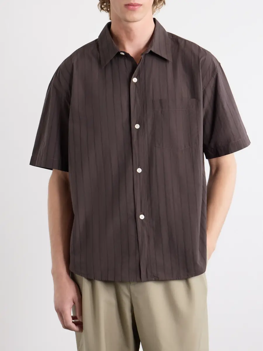 mfpen New Input Striped Cotton-Poplin Shirt - Men | Thumbnail 3 mfpen New Input Striped Cotton-Poplin Shirt - Men | Thumbnail 3