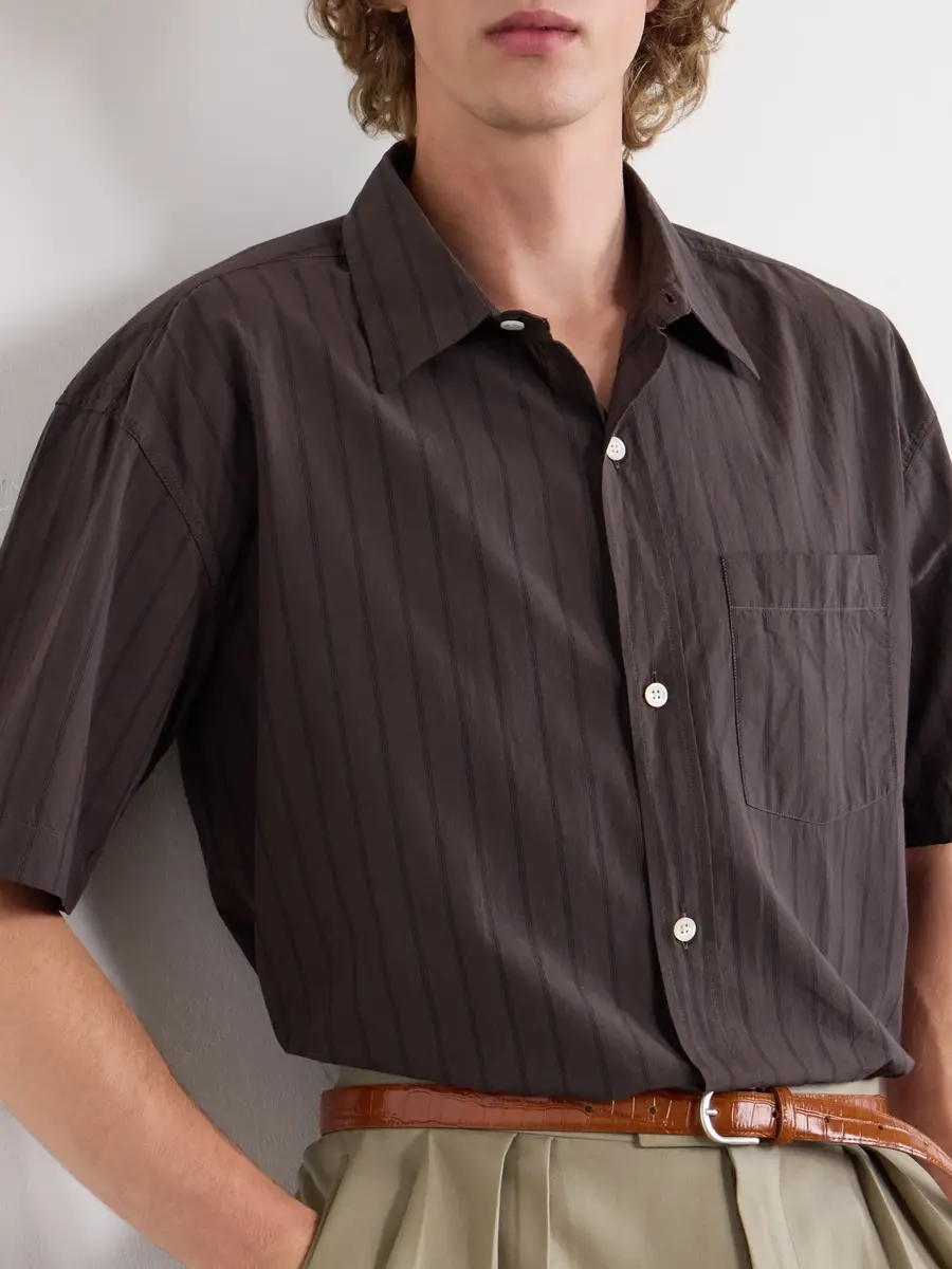 mfpen New Input Striped Cotton-Poplin Shirt - Men | Thumbnail 5 mfpen New Input Striped Cotton-Poplin Shirt - Men | Thumbnail 5