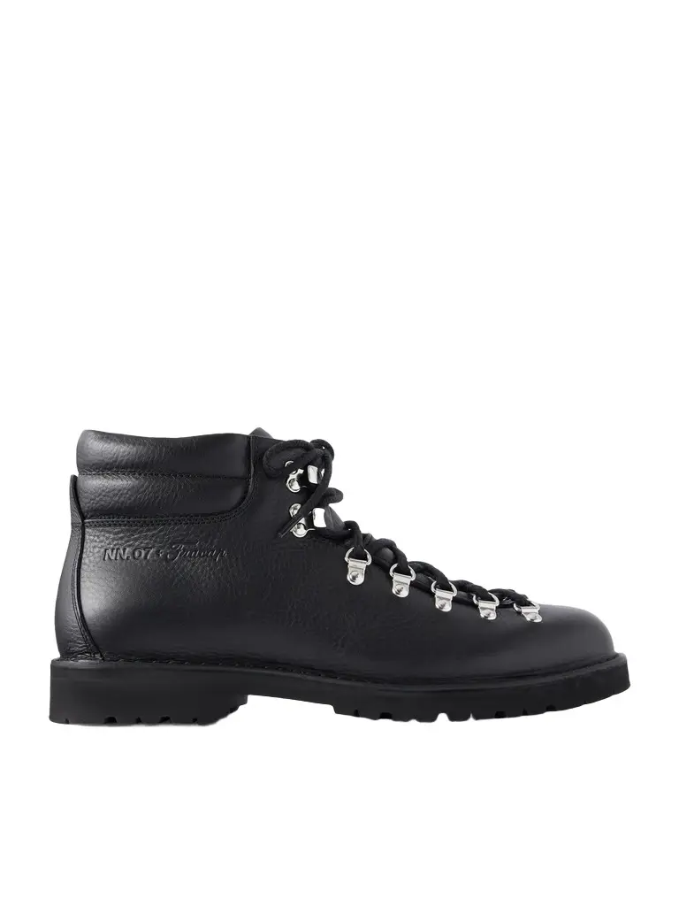 NN07 Fracap M127 Textured Leather Hiking Boots - Men
