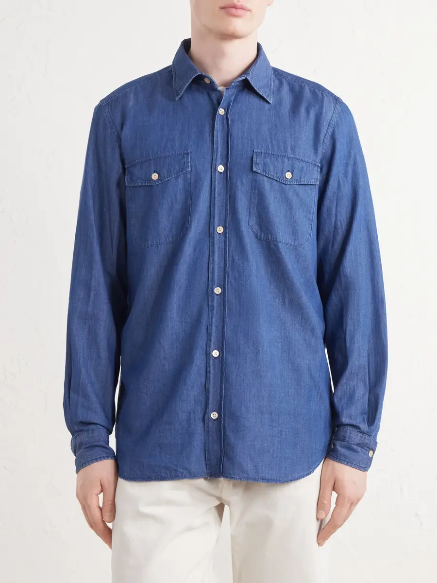 Boglioli Denim Shirt - Men | Thumbnail 3 Boglioli Denim Shirt - Men | Thumbnail 3
