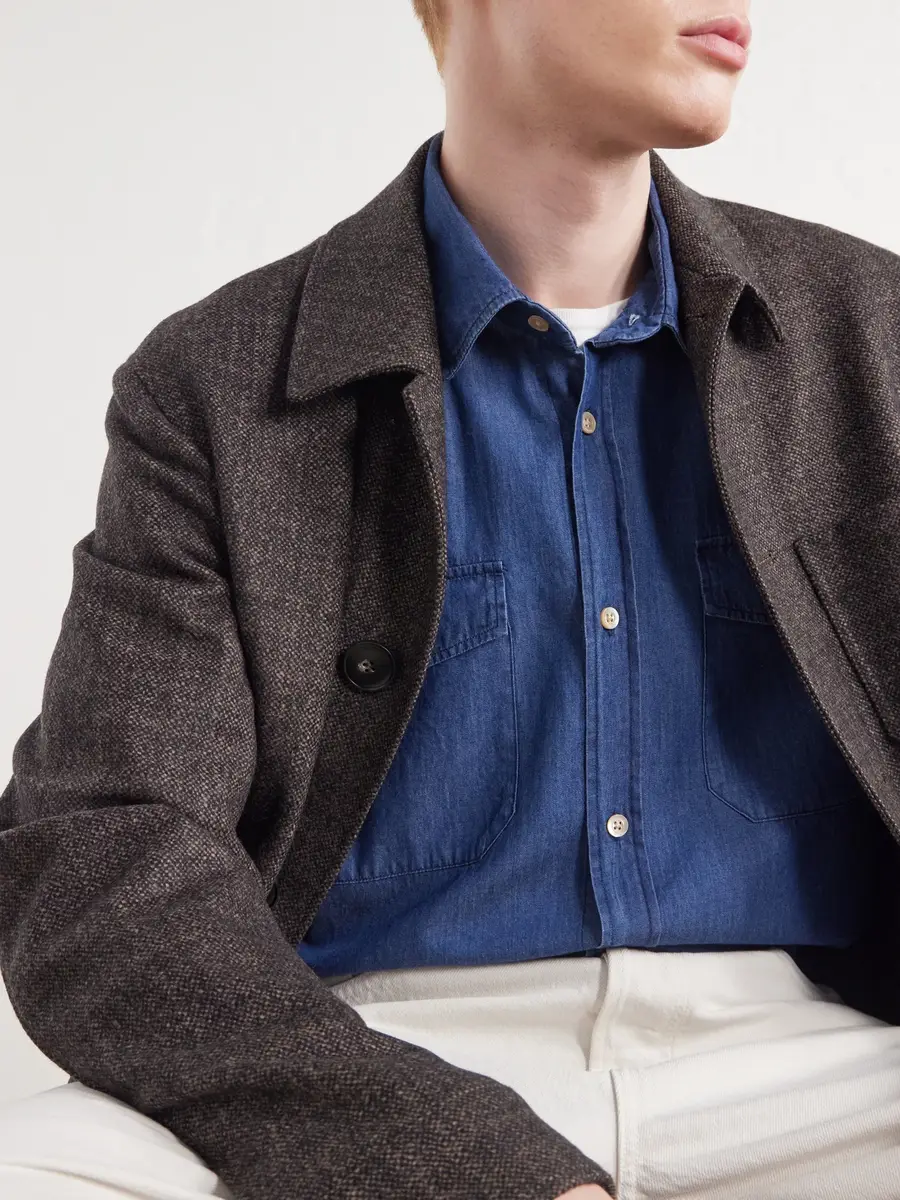 Boglioli Denim Shirt - Men | Thumbnail 5 Boglioli Denim Shirt - Men | Thumbnail 5