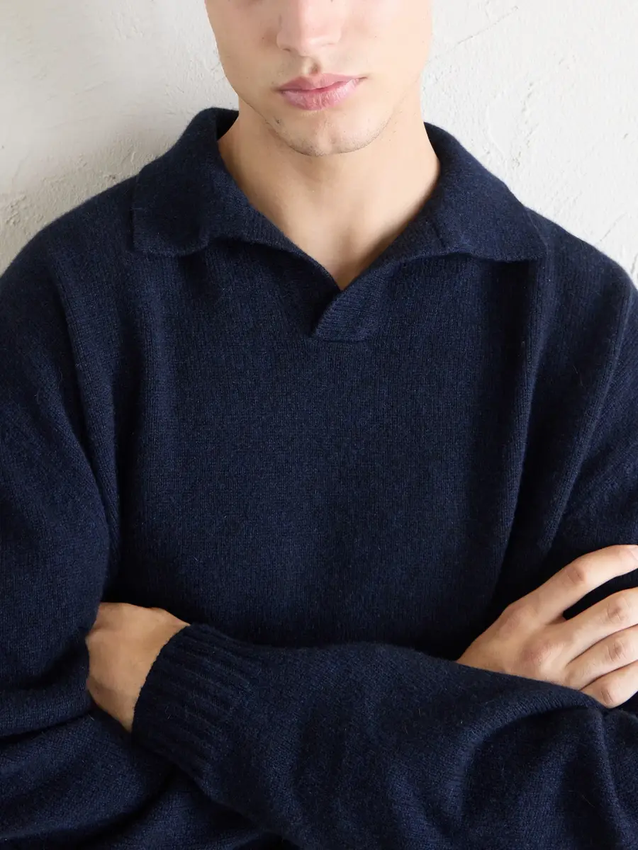 Sease Cashmere Wool-Blend Polo Sweater - Men | Thumbnail 5 Sease Cashmere Wool-Blend Polo Sweater - Men | Thumbnail 5
