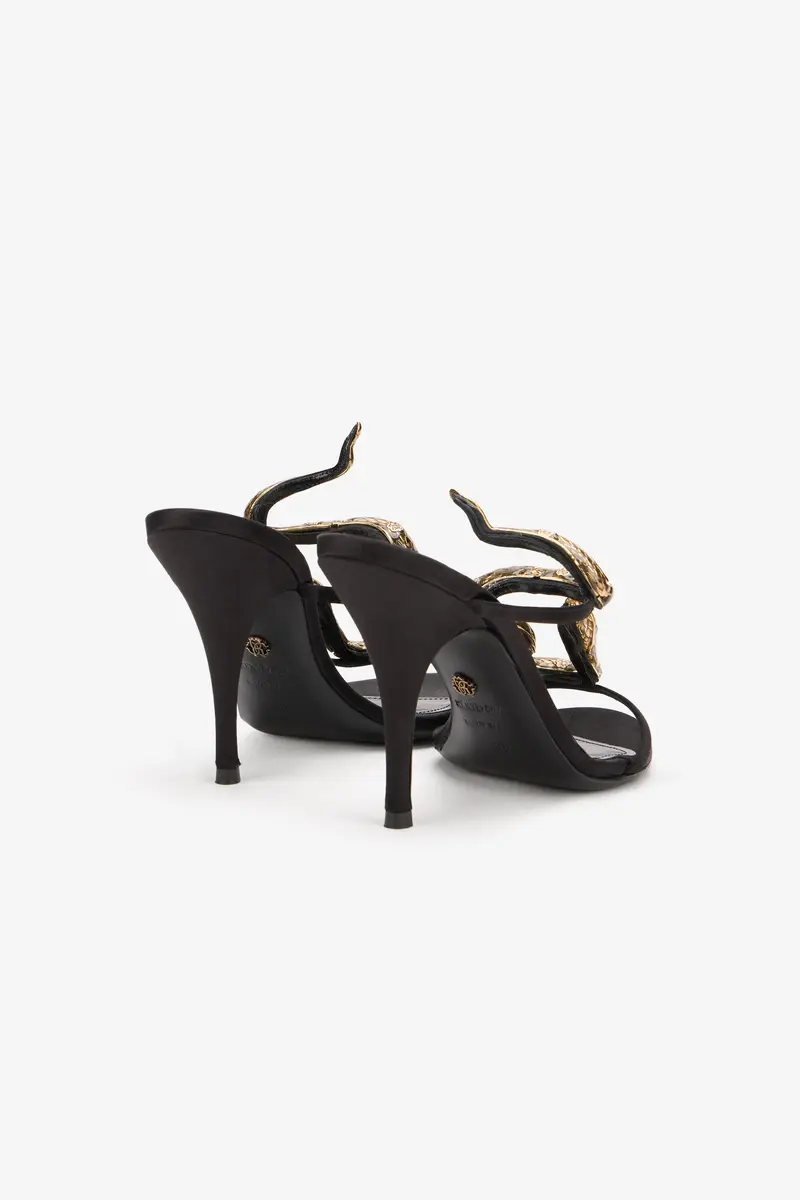Roberto Cavalli Leather sandals with jewel snake detail | Thumbnail 3 Roberto Cavalli Leather sandals with jewel snake detail | Thumbnail 3