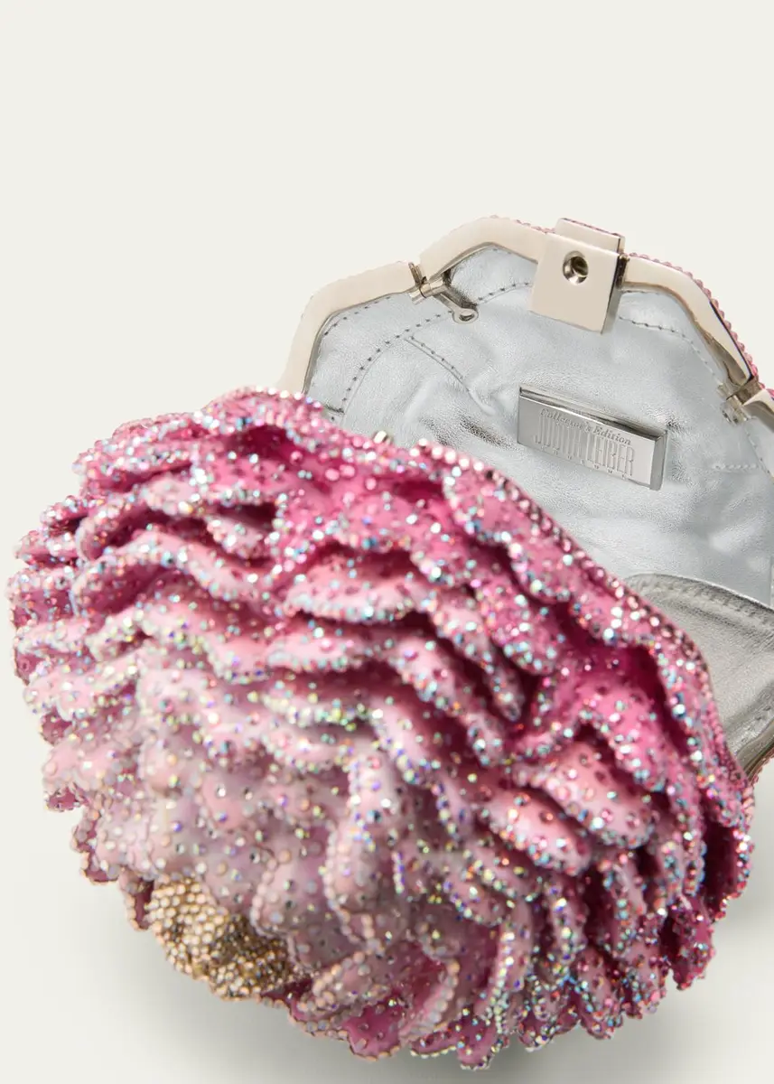 Judith Leiber Couture Peony Crystal-Embellished Clutch Bag | Thumbnail 4 Judith Leiber Couture Peony Crystal-Embellished Clutch Bag | Thumbnail 4