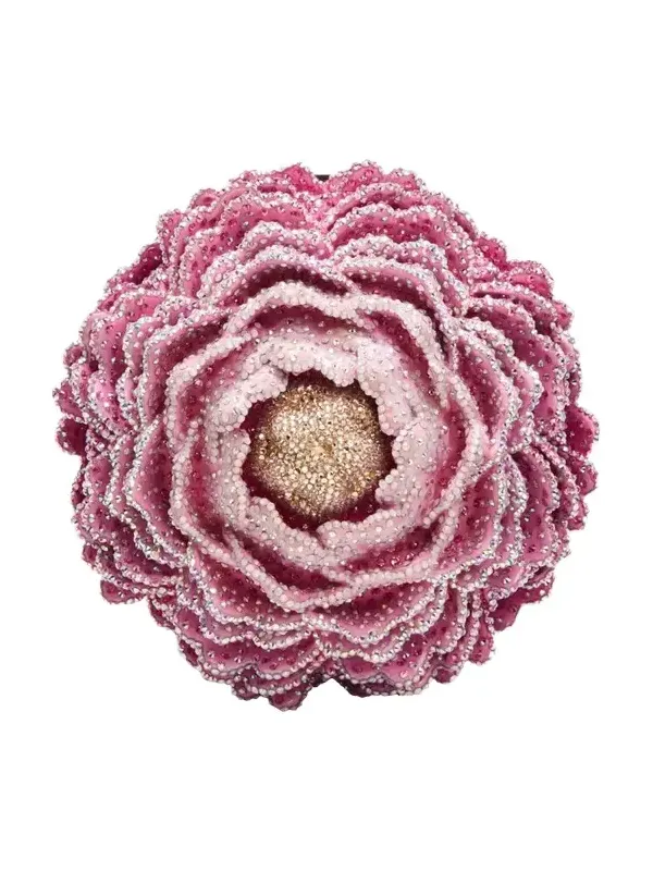 Judith Leiber Couture Peony Crystal-Embellished Clutch Bag