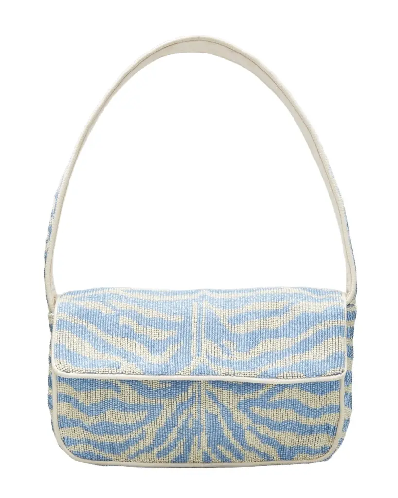 Tommy Two-Tone Beaded Shoulder Bag Tommy Two-Tone Beaded Shoulder Bag