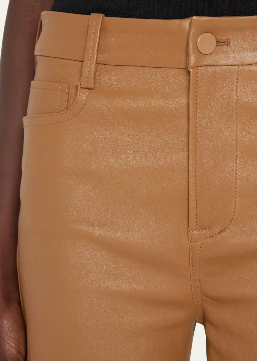 Vince Bootcut Stretch Leather Pants | Thumbnail 9 Vince Bootcut Stretch Leather Pants | Thumbnail 9