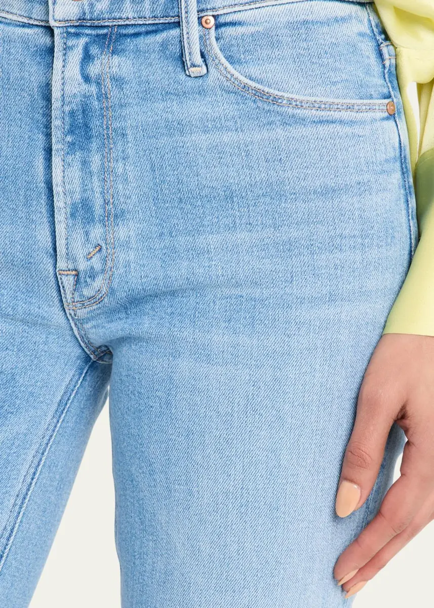 Mother The Mid-Rise Dazzler Ankle Fray Jeans | Thumbnail 5 Mother The Mid-Rise Dazzler Ankle Fray Jeans | Thumbnail 5