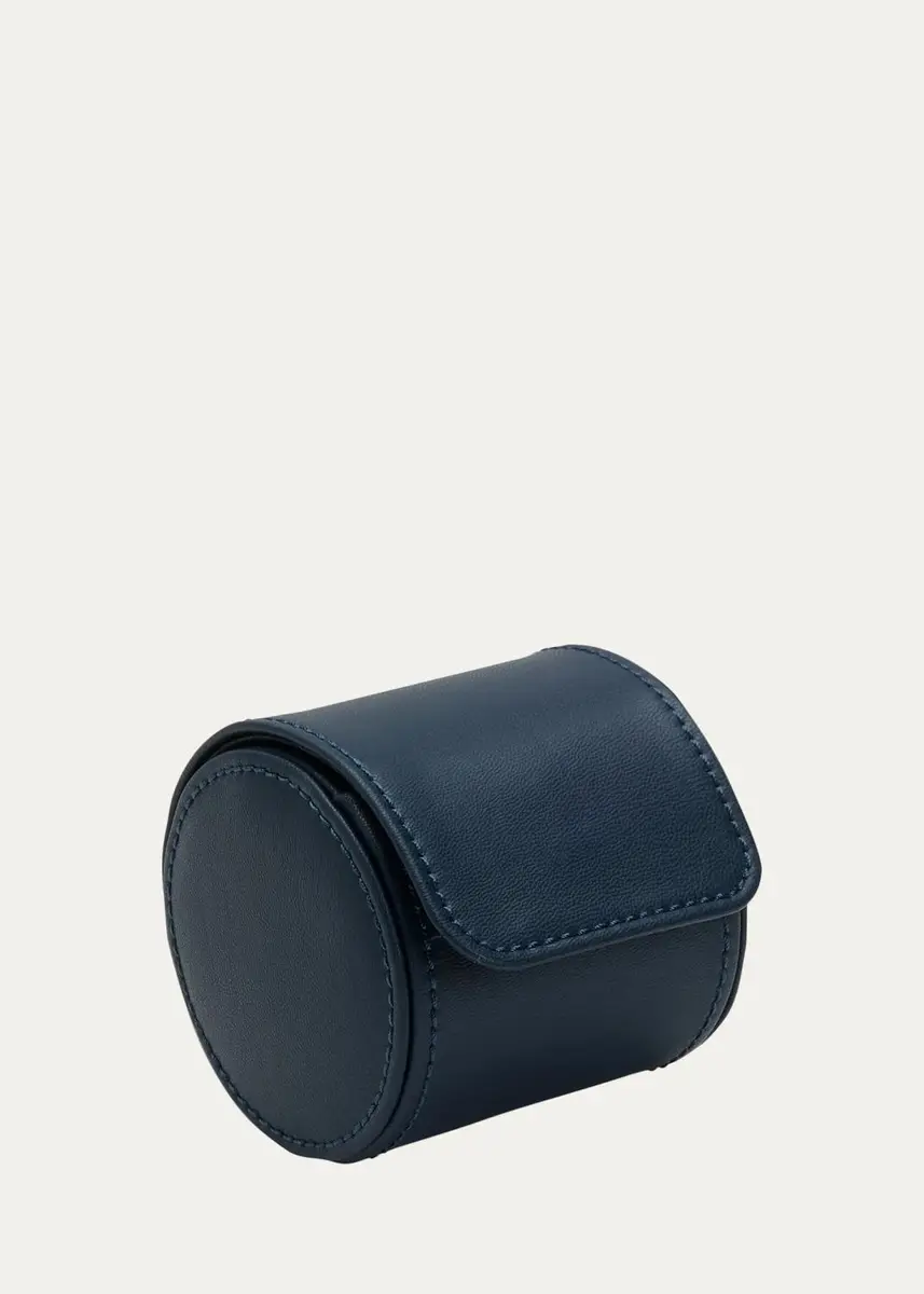 Wolf Earth Apple Leather Single Watch Roll | Thumbnail 2 Wolf Earth Apple Leather Single Watch Roll | Thumbnail 2