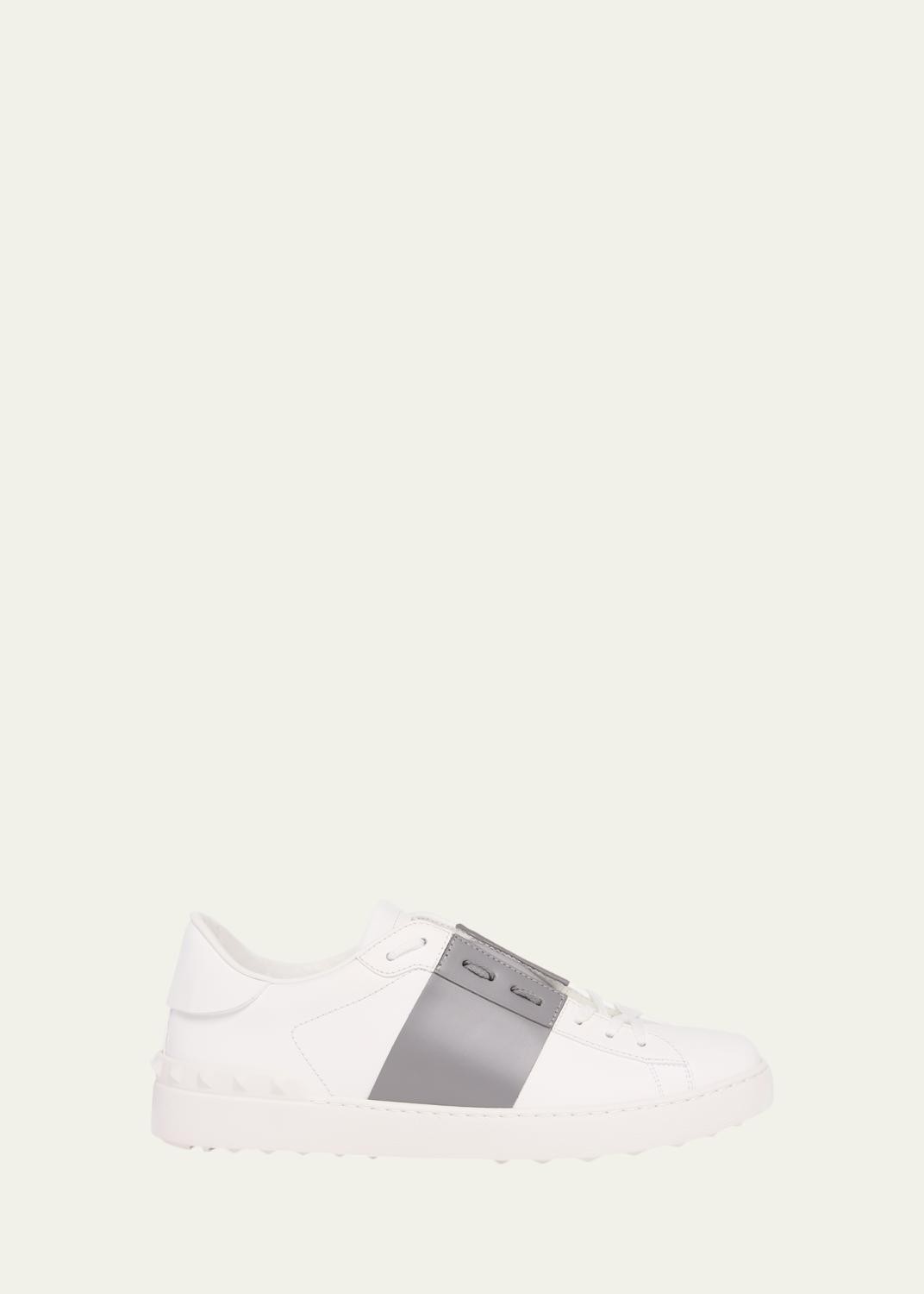 Men's Open Calfskin Sneakers