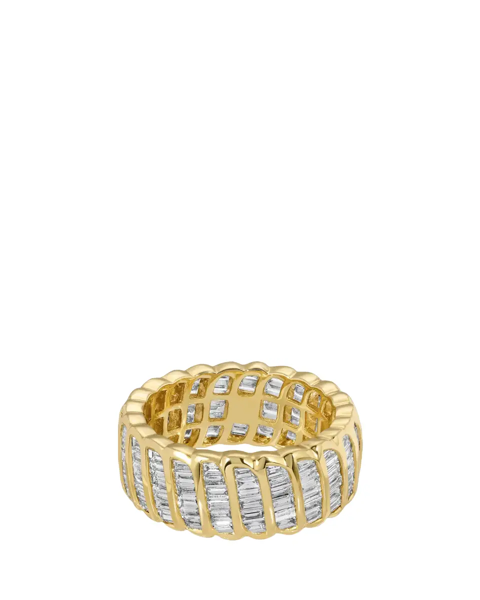 Anita Ko 18K Yellow Gold Large Baguette Diamond Zoe Ring | Thumbnail 2 Anita Ko 18K Yellow Gold Large Baguette Diamond Zoe Ring | Thumbnail 2