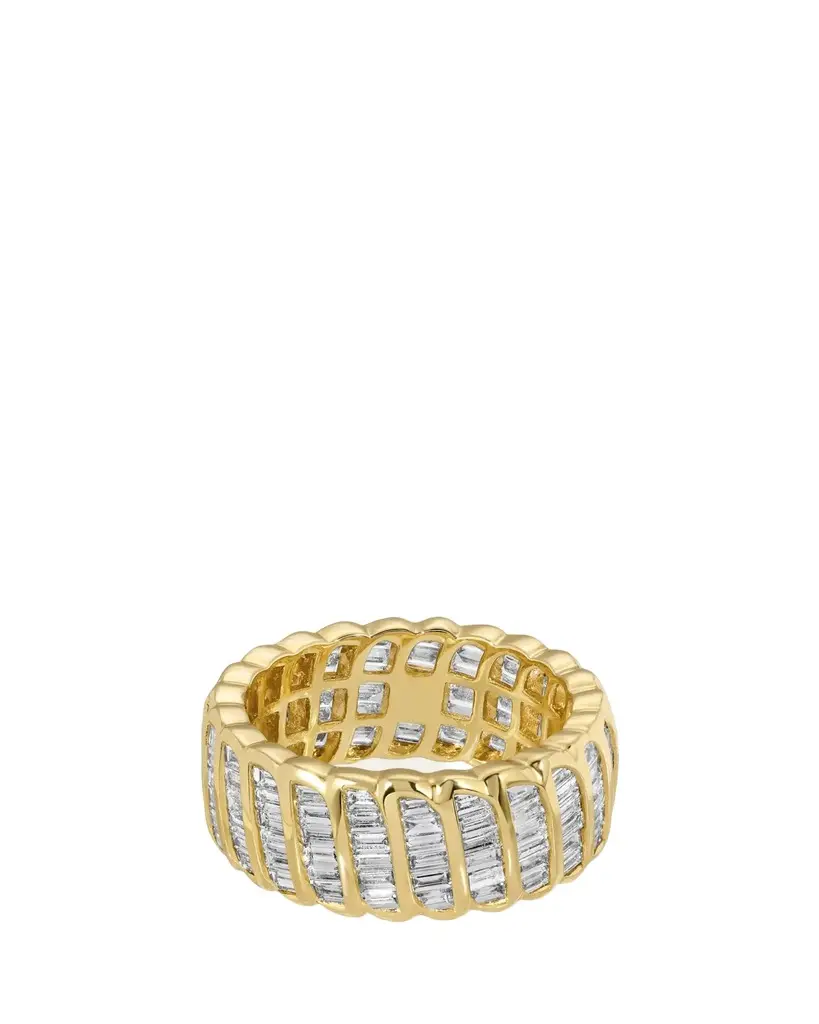 Anita Ko 18K Yellow Gold Large Baguette Diamond Zoe Ring