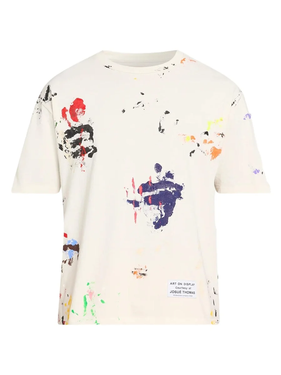 GALLERY DEPARTMENT Men's Paint Splatter Cotton T-Shirt