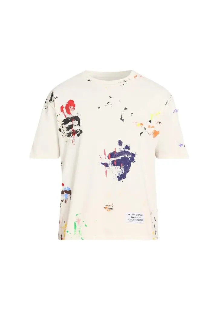 GALLERY DEPARTMENT Men's Paint Splatter Cotton T-Shirt