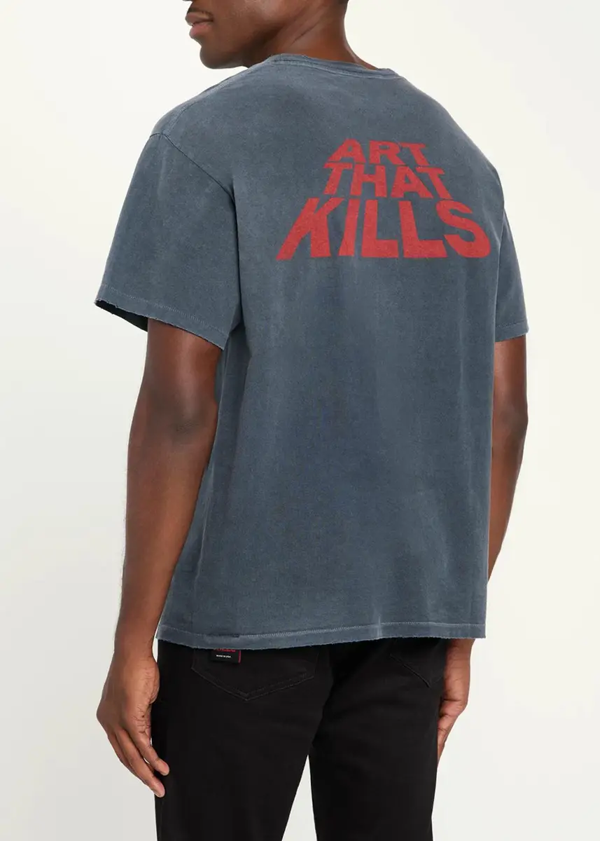 GALLERY DEPARTMENT Men's Skeleton Beach Faded Jersey T-Shirt | Thumbnail 3 GALLERY DEPARTMENT Men's Skeleton Beach Faded Jersey T-Shirt | Thumbnail 3