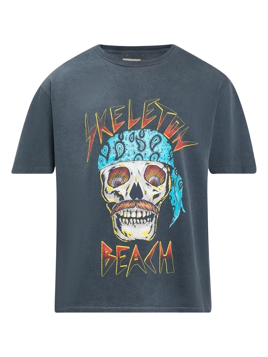 Men's Skeleton Beach Faded Jersey T-Shirt