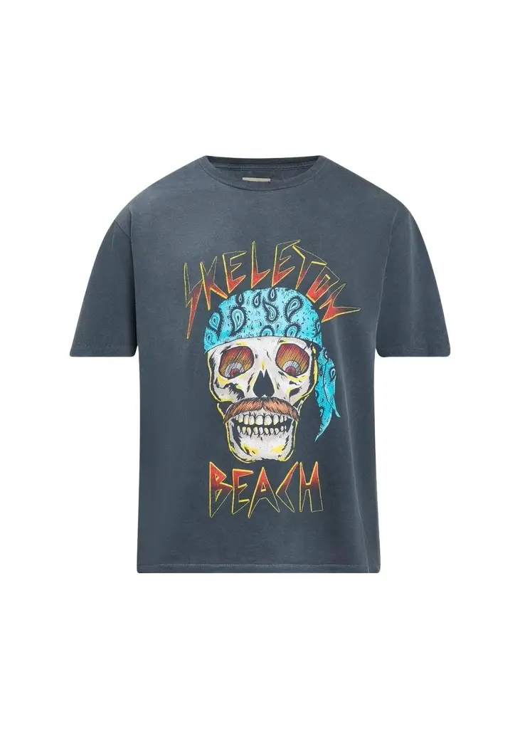 GALLERY DEPARTMENT Men's Skeleton Beach Faded Jersey T-Shirt