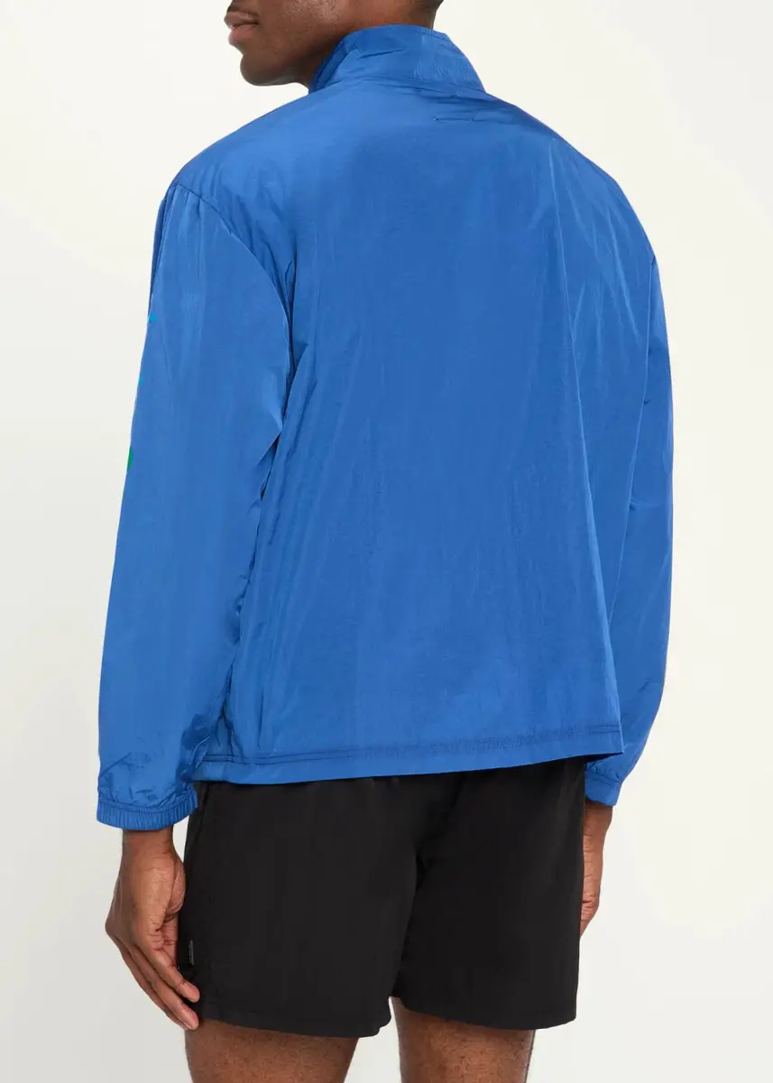 GALLERY DEPARTMENT Men's Nylon Multicolor Logo Quarter-Zip Jacket | Thumbnail 3 GALLERY DEPARTMENT Men's Nylon Multicolor Logo Quarter-Zip Jacket | Thumbnail 3