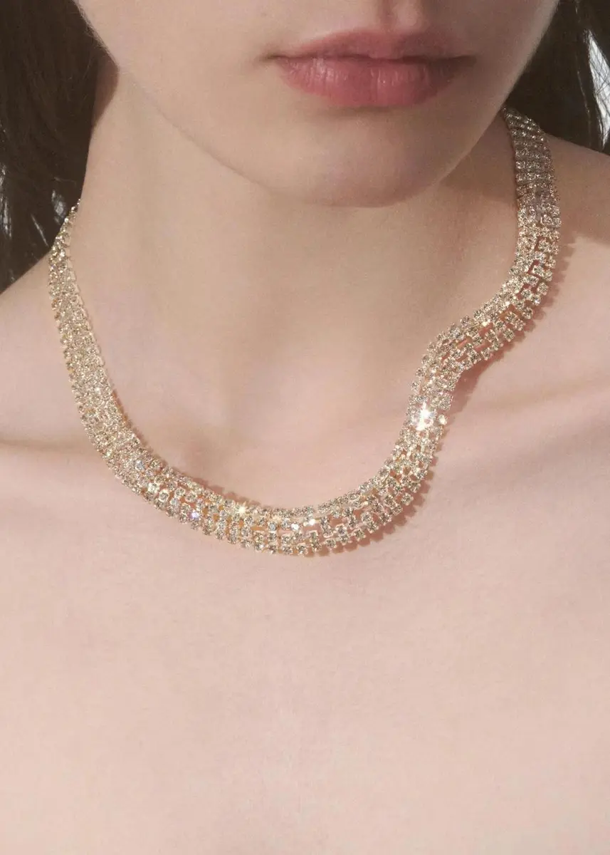 Lady Grey Mazzy Necklace with Crystals | Thumbnail 2 Lady Grey Mazzy Necklace with Crystals | Thumbnail 2