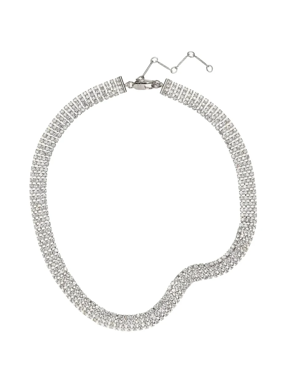 Mazzy Necklace with Crystals
